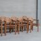 Mid-Century Pine Arm Dining Chairs attributed to Rainer Daumiller, 1970s, Set of 8, Image 17