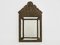 Spiegel mit auf Holz geprägten Kupferperlen, 1890er 1