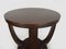 Vintage Art Deco Side Table in Mahogany, 1930s 2