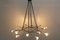 Italian Mid-Century Chandelier in Brass from Stilnovo, Image 3