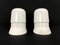 White Oblique Wall Lights from Arno, 1960s, Set of 2 5