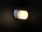 Lampade da parete oblique bianche di Arno, anni '60, set di 2, Immagine 2
