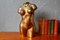 Busto de mujer de latón dorado, años 40, Imagen 1