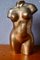 Busto de mujer de latón dorado, años 40, Imagen 2