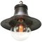 Lámpara colgante industrial vintage de cobre verde, Imagen 2