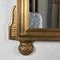 Espejo estilo Imperio tallado en oro, años 80, Imagen 9