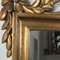 Geschnitzter goldener Spiegel im Empire-Stil, 1980er 7