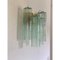 Italienische Wandlampe aus grünem Tronchi Murano Glas von Simoeng 10