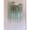 Italienische Wandlampe aus grünem Tronchi Murano Glas von Simoeng 12