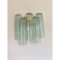 Italienische Wandlampe aus grünem Tronchi Murano Glas von Simoeng 13