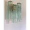 Italienische Wandlampe aus grünem Tronchi Murano Glas von Simoeng 9