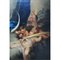 Antico olio religioso su tela Vergine Immacolata con angeli, XIX secolo, olio su tela, con cornice, Immagine 7
