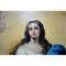 Óleo sobre lienzo religioso español antiguo Virgen Inmaculada con ángeles, siglo XIX, óleo sobre lienzo, enmarcado, Imagen 4