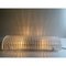 Clear Diamanted Rectangular Murano Glass Wall Sconce by Simoeng 7