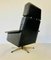 Vintage Mid-Century Danish Black Leather Swivel Chair by Svend Skipper for Skipper, 1970s 8
