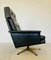 Vintage Mid-Century Danish Black Leather Swivel Chair by Svend Skipper for Skipper, 1970s 10