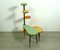 Large Mid-Century Modern German Side Table Plant Stand in Triangle Shaped, 1960s 6