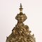 Reloj de encimera de bronce dorado del siglo XIX, Francia, Imagen 3