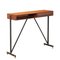 Vintage Console in Teak, Metal & Brass, Italy, 1960s, Image 1