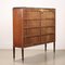 Vintage Bar Cabinet in Exotic Wood & Marble, Italy, 1960s 10