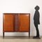 Vintage Bar Cabinet in Exotic Wood & Marble, Italy, 1960s 2