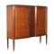 Vintage Bar Cabinet in Exotic Wood & Marble, Italy, 1960s 1