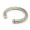 Intrecciato Bracelet Bangle in Silver from Bottega Veneta, Image 2