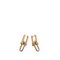 Large 18k Gold Link Hardwear Earrings from Tiffany, Set of 2, Image 3