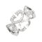 C Heart Ring with Full Diamond in White Gold from Cartier 1