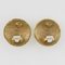 Gold Plated Earrings from Chanel, Set of 2 4