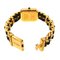 Orologio da donna con quadrante nero al quarzo dorato di Chanel, Immagine 4