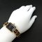Orologio da donna con quadrante nero al quarzo dorato di Chanel, Immagine 3