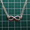 925 Infinity Double Chain Necklace from Tiffany &Co. 8