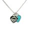 925 Enamel Return to Double Heart Tag Pendant from Tiffany &Co., Image 1