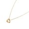 Heart 7mm Necklace K18 Pg Pink Gold 750 Open from Tiffany &Co. 1