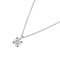 Solitaire Diamond 0.48ct F/Si1/Ex Necklace Pt Platinum from Tiffany &Co. 1