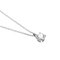 Solitaire Diamond 0.48ct F/Si1/Ex Necklace Pt Platinum from Tiffany &Co. 3