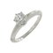 Anello solitario in platino con diamante F/Vs2/Ex da 0,51 ct di Tiffany & Co., Immagine 1