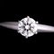 Bague Solitaire Diamant 0.51ct F/Vs2/Ex Pt Platinum de Tiffany & Co. 4