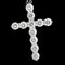 Mittelgroße Cross Diamond Halskette Pt Platinum von Tiffany &Co. 6