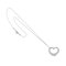 Heart Diamond Necklace Pt Platinum from Tiffany &Co. 2