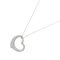 Collar con forma de corazón de diamantes y platino de Tiffany & Co., Imagen 1