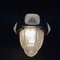Lampada Art Deco in ferro battuto attribuita a Hettier & Vincent, anni '30, Immagine 6