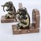 Art Deco Bookends with Elephants, 1930s, Set of 2 3