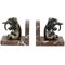 Art Deco Bookends with Elephants, 1930s, Set of 2 1