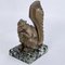 Art Deco Bookends with Squirrel Marble Base, 1930s, Set of 2 4