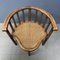 Low Bobbin Armchairs with Wicker Seats, Set of 2 8