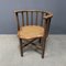 Low Bobbin Armchairs with Wicker Seats, Set of 2 10