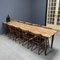 Long Antique Painted Cafe Table, France 30