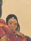 Léa Lafugie, Tibetische Frau mit Kind, 1920er, Gouache 8